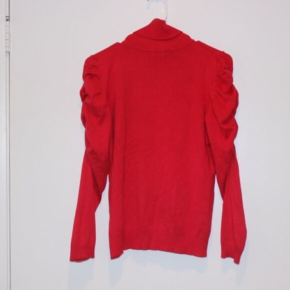 Joseph A Red Turtleneck Sweater Women small - Picture 4 of 8